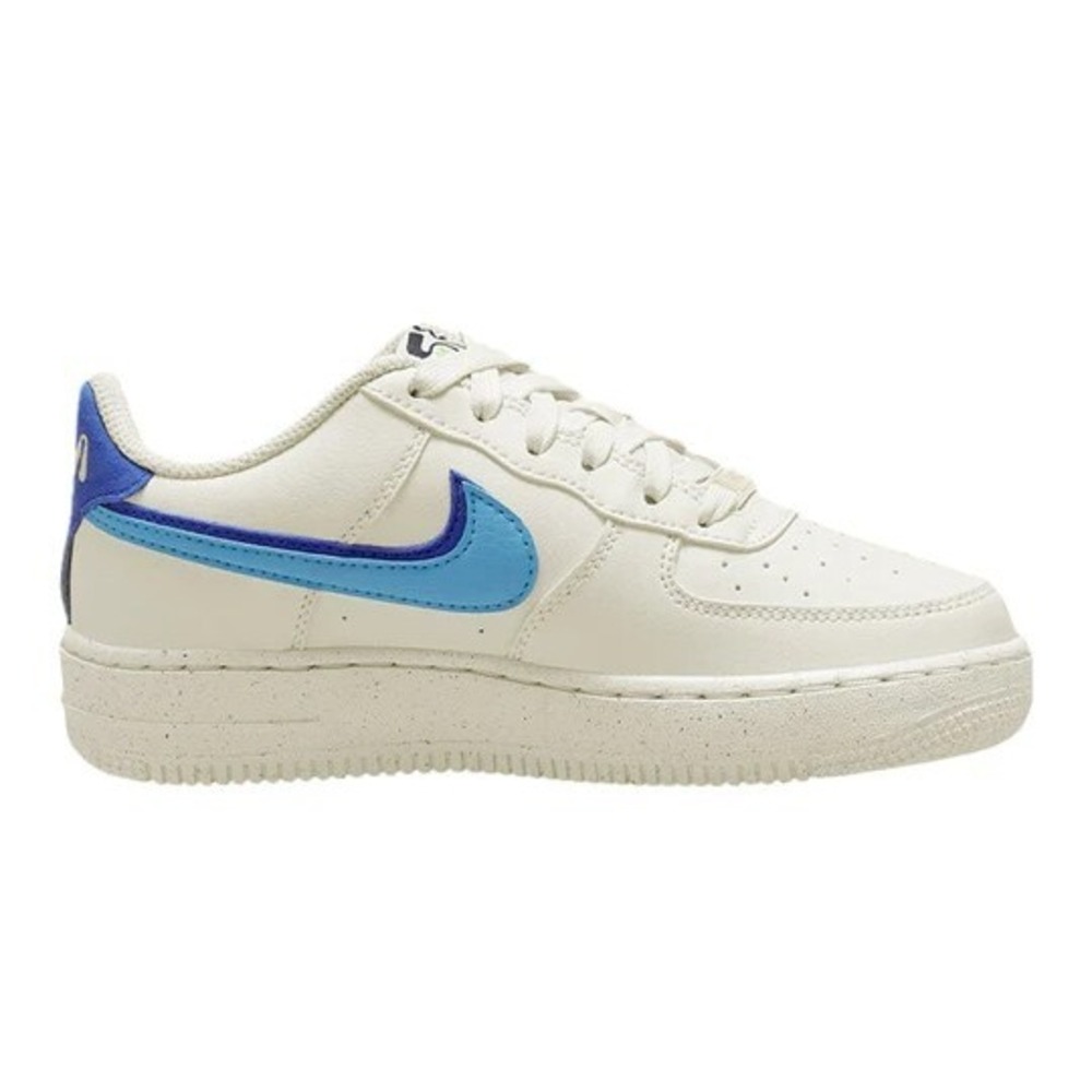 Nike Men's Air Force 1 '07 LV8 Double Swoosh Sneakers DO9786-100 Sail Blue Sz 13
